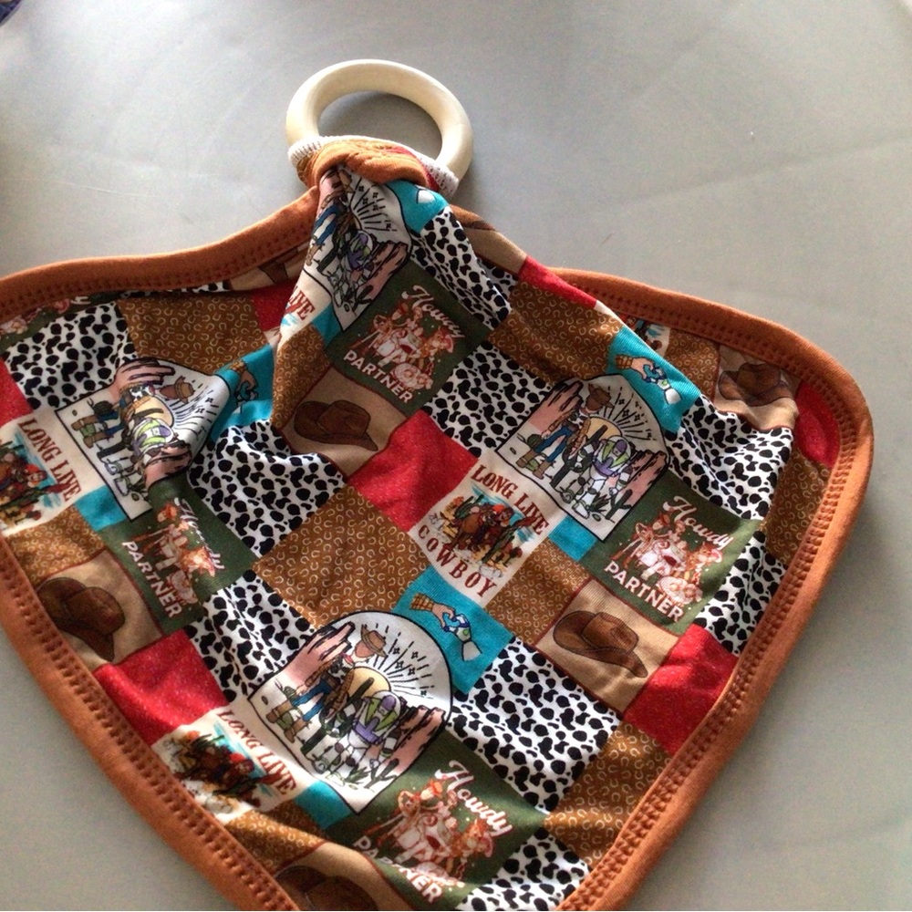 Cowboy Patchwork Kids Security Blanket